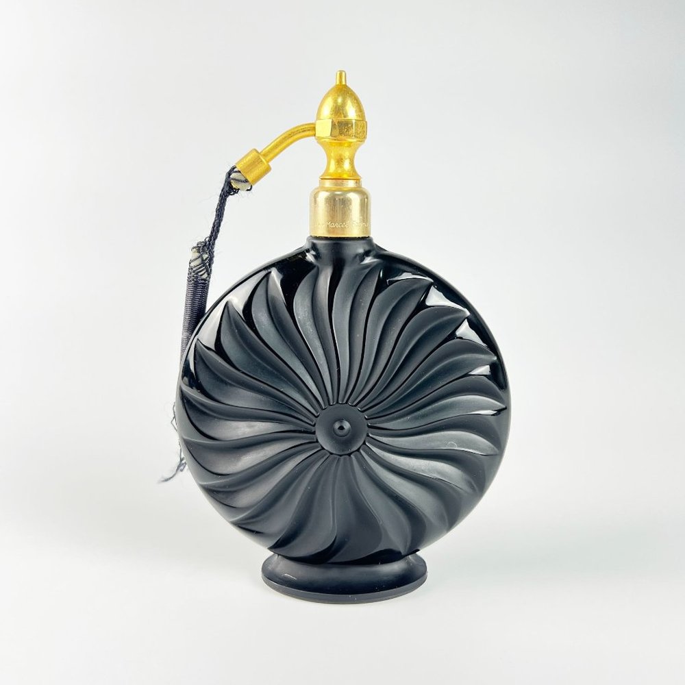 Vintage Art Deco Marcel Franck Brevete SGDG Black Perfume Bottle Atomizer France